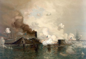 海戦 Painting - 潜水艦の海戦